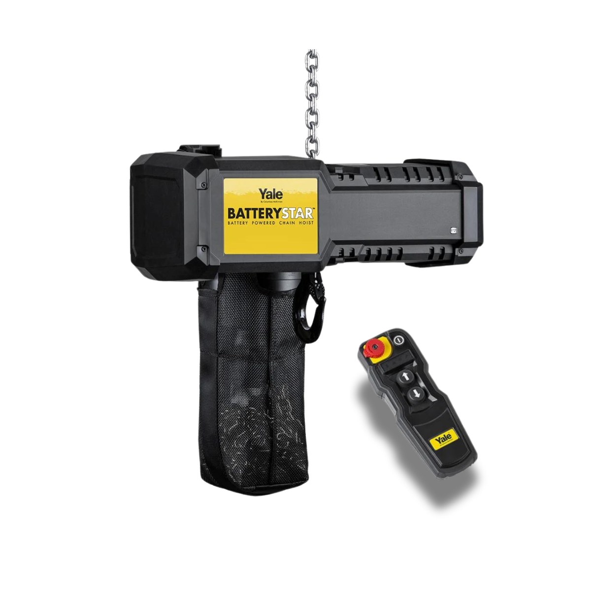 1 tonne Yale Batterystar battery powered electric chain hoist with pendant control